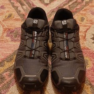 Salomon Mens Shoes Speedcross 4 Size 8 Gray